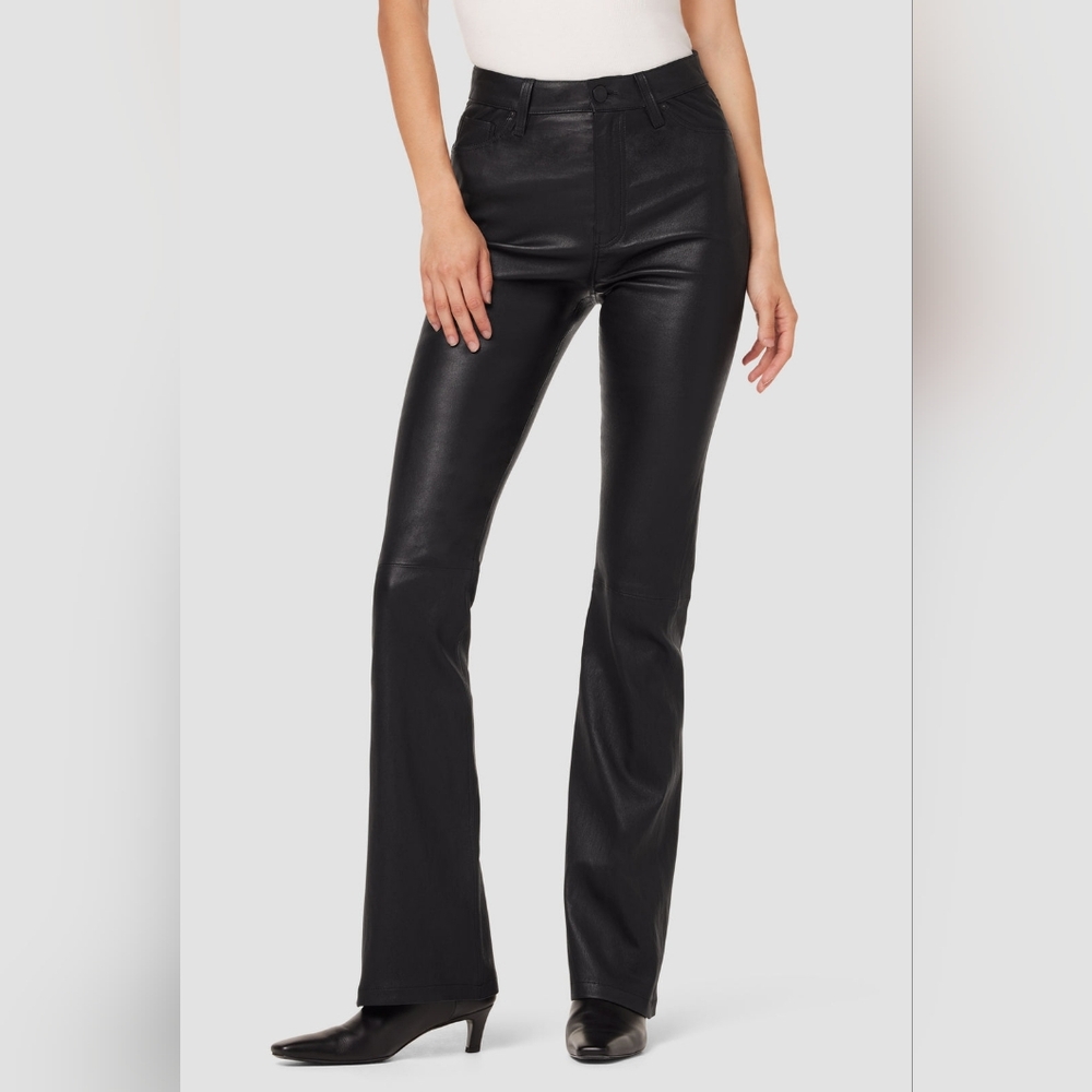 NEW Hudson Faye Leather Pants - Picture 1 of 9